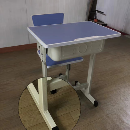 School classroom desk and chair
