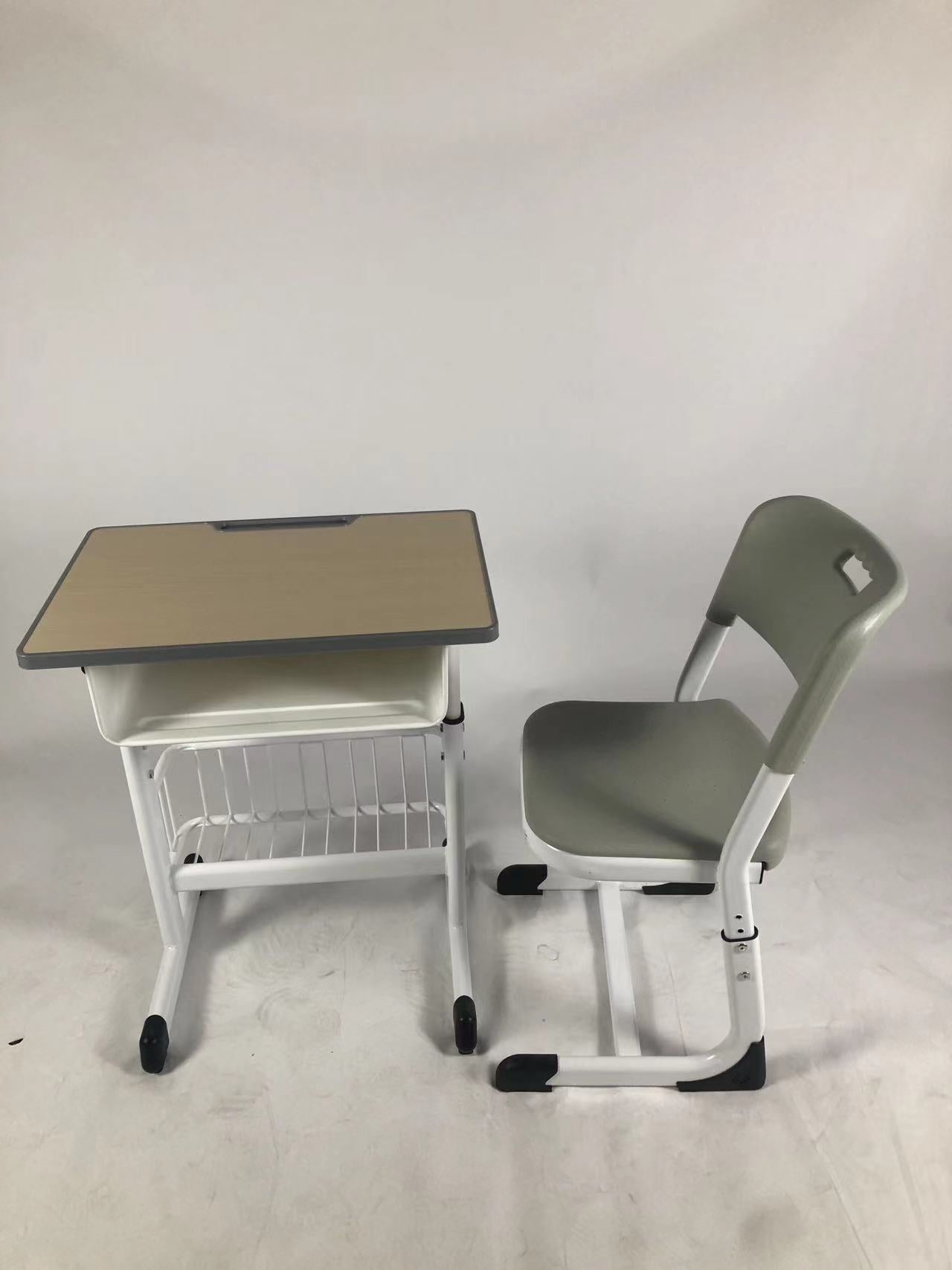 School classroom desk and chair
