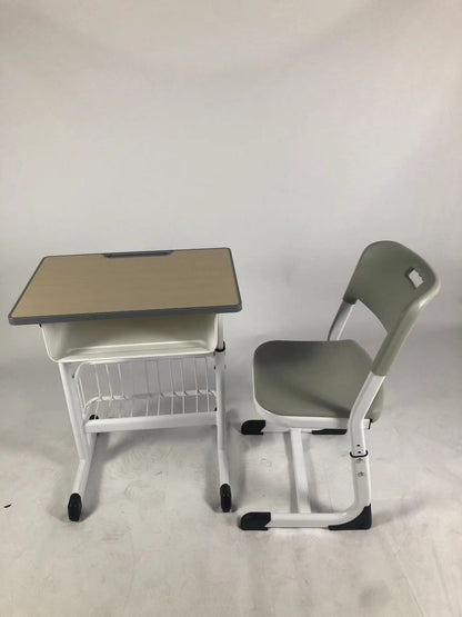 School classroom desk and chair