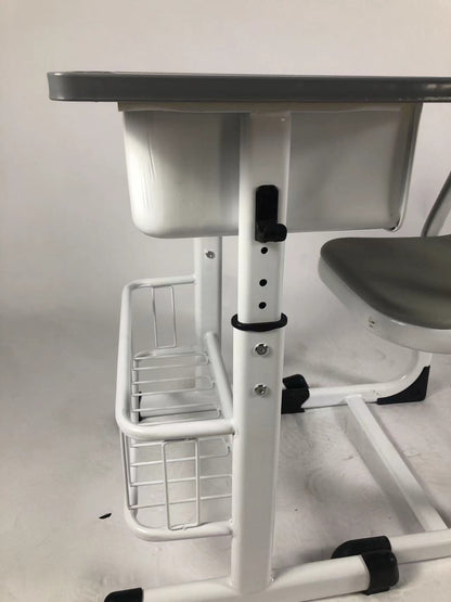School classroom desk and chair