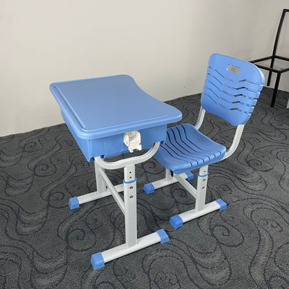 School desk and chair