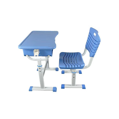 School desk and chair