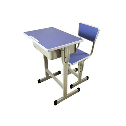 School classroom desk and chair