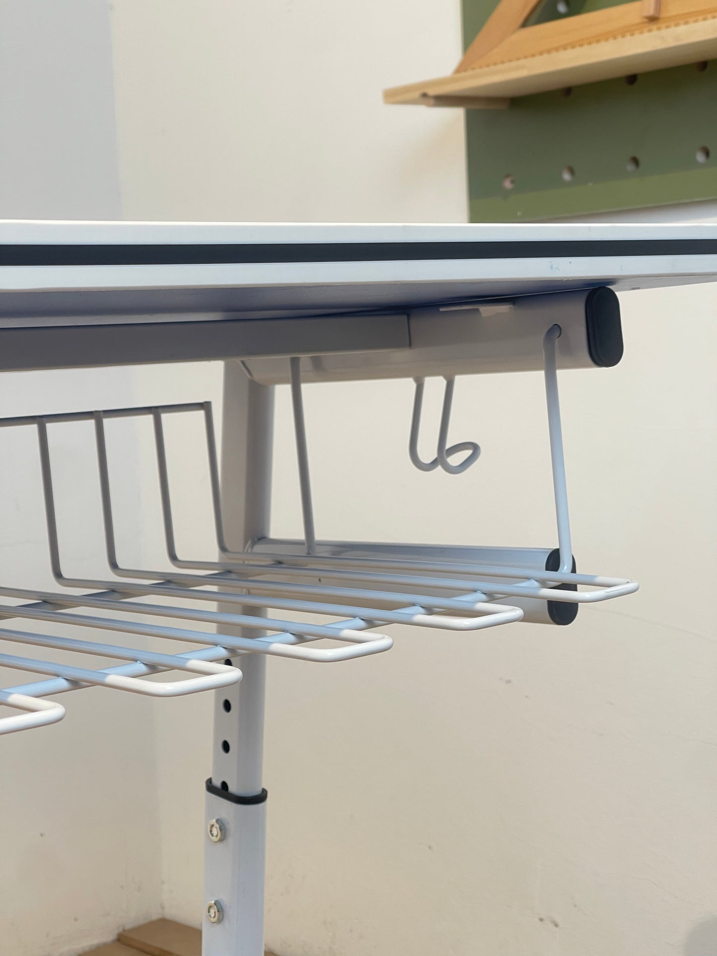 Classroom double seat desk and chair